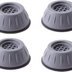 Anubhav Janni Washing Machine Stand - Anti Vibration and Non Slip Pads Foot Pad Rubber Shock Absorber for Noise Cancelling Washer Dryer Support Anti-Walk Fridge Bed Leveling Mat (pack of 4)