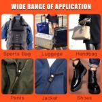 Anubhav Janni Zipper Repair Kit Instant Kit Universal Slider Replacement Luggage Backpack Wallets Suitcases Tents Jackets Skirts Jeans Repair Clothes Jacket Backpacks Black Luggage (Set Of 10) - Image 6