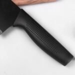 Anubhav Janni Knife Set Black Harditli Professional Kitchen Covers High Carbon Stainless Steel Meat Ergonomic Home Hotel Restaurant Cove Cutting Knifes Chopping Vegetables Fruits (Set Of 3) - Image 9