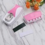 Anubhav Janni 5 Hole Toothbrush Holder Wall Mounted Tooth Paste Dispenser Squeezer Dust Proof Stand Plastic Set For Home Bathroom One Touch Hands Free Toothpaste With Detachable (Pack Of 1 Pcs) - Image 3