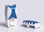 Anubhav Janni 5 Hole Toothbrush Holder Wall Mounted Tooth Paste Dispenser Squeezer Dust Proof Stand Plastic Set For Home Bathroom One Touch Hands Free Toothpaste With Detachable (Pack Of 1 Pcs) - Image 8