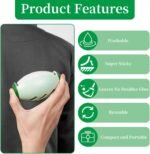 Anubhav Janni New Lint Remover Ball Reusable Washable Portable Sticky Roller For Pet Hair Clothes And Dust Removal Washable Roller Mini Travel Hair Ball Clothes (Pack Of 1 Pcs) - Image 3
