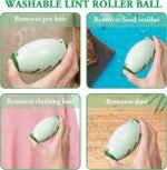 Anubhav Janni New Lint Remover Ball Reusable Washable Portable Sticky Roller For Pet Hair Clothes And Dust Removal Washable Roller Mini Travel Hair Ball Clothes (Pack Of 1 Pcs) - Image 6