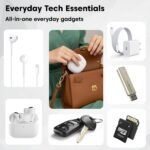 Anubhav Janni Silicone Earphone Organize Headphone Organizer Case Mini Cable Storage Pouch Portable Carrying Cables Keys Coins Travel Soft Reusable Case Box Earbuds Lipstick (Set Of 2) - Image 3
