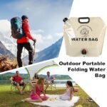 Anubhav Janni 8 Ltr Mountain Bag Camping Water Container Collapsible Storage Carrier Spigot Drinking Outdoors Folding Pouch Cycling Picnic Outdoor Camping Road Trip Traveling (Pack Of 1 Pcs) - Image 6