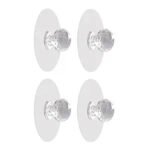 Anubhav Janni Diamond Hooks Sticker Crystal Hook Drawer Handle Push Pull Helper Self Adhesive Wall for Hanging Home Kitchen Bathroom Key Frame Holders Shaped Strong Sticky Heavy Duty (pack of 20)