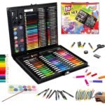 Anubhav Janni Art Set Color Box Colour Kit for Kids Complete Stationery Items And Pencil In Portable Case Creative Birthday Gift Kids Girls Age Markers Water Colors Brush Pencils (Set Of 150)