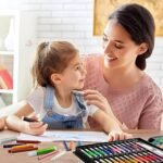 Anubhav Janni Art Set Color Box Colour Kit for Kids Complete Stationery Items And Pencil In Portable Case Creative Birthday Gift Kids Girls Age Markers Water Colors Brush Pencils (Set Of 150) - Image 7