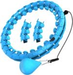 Anubhav Janni Hula Hoop with Adjustable Weights Auto Spinning BallCFitness Exercise Henirag For Men Women Ring Loss Waist Training Core Strength Home Workout (Pack Of 1 Pcs)