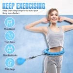 Anubhav Janni Hula Hoop with Adjustable Weights Auto Spinning BallCFitness Exercise Henirag For Men Women Ring Loss Waist Training Core Strength Home Workout (Pack Of 1 Pcs) - Image 7