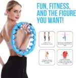 Anubhav Janni Hula Hoop with Adjustable Weights Auto Spinning BallCFitness Exercise Henirag For Men Women Ring Loss Waist Training Core Strength Home Workout (Pack Of 1 Pcs) - Image 8