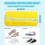 Anubhav Janni Big Shoes Washing Bag Yellow Shoe Machine Bag Laundry Pouch Washer And Dryer Reusable Delicates Deep Cleaning Washable Organizer Bags Sneaker Bags Cleaner Zipper (Pack Of 1 Pcs) - Image 2
