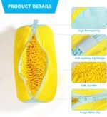 Anubhav Janni Big Shoes Washing Bag Yellow Shoe Machine Bag Laundry Pouch Washer And Dryer Reusable Delicates Deep Cleaning Washable Organizer Bags Sneaker Bags Cleaner Zipper (Pack Of 1 Pcs) - Image 4