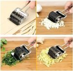 Anubhav Janni Noodles Maker Roller Spoon Noodle Cutter High Grade Stainless Steel Lattice Docker Dough Pasta Spaghetti  Kitchen Cooking Tools Hanging Loop Cutting Tool Manual (Pack Of 1 Pcs) - Image 5