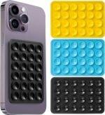 Anubhav Janni Octopus Phone Holder Suction Case Anti Slip Silicone Mount Selfies Videos Mirror Shower Car Dashboard Double Sided Fidget Toy Mobile Mirror Shower Phone Back (Pack Of 3 Pcs)