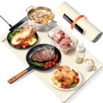 Anubhav Janni Electric Heating Tray Mat Food Warming Tray Silicone Full Surface Food Warmer Mat Foldable Smart Home Office Parties Electric Rollable Portable Warmer Temps Parties (Pack Of 1 Pcs)