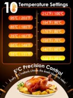 Anubhav Janni Electric Heating Tray Mat Food Warming Tray Silicone Full Surface Food Warmer Mat Foldable Smart Home Office Parties Electric Rollable Portable Warmer Temps Parties (Pack Of 1 Pcs) - Image 3