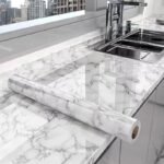 Anubhav Janni White Foil Self Adhesive Wallpaper Waterproof Old Furniture Vinyl Stickers Wooden Door Wardrobe Desktop  Wall Papers Kitchen Countertops Bathroom Home Cabinets (Pack Of 1 Pcs) - Image 2