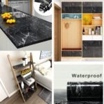 Anubhav Janni Black Foil Self Adhesive Wallpaper Waterproof Old Furniture Vinyl Stickers Wooden Door Wardrobe Desktop  Wall Papers Kitchen Countertops Bathroom Home Cabinets (Pack Of 1 Pcs) - Image 3