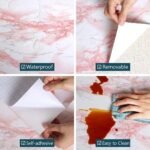 Anubhav Janni Pink Foil Self Adhesive Wallpaper Waterproof Old Furniture Vinyl Stickers Wooden Door Wardrobe Desktop  Wall Papers Kitchen Countertops Bathroom Home Cabinets (Pack Of 1 Pcs) - Image 6