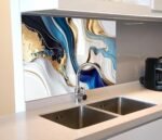 Anubhav Janni Dark Blue Golden Foil Self Adhesive Wallpaper Waterproof Old Furniture Vinyl Stickers Wooden Door Wardrobe Desktop  Wall Papers Kitchen Countertops Bathroom Home (Pack Of 1 Pcs) - Image 6