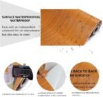 Anubhav Janni Light Wooden Foil Self Adhesive Wallpaper Waterproof Old Furniture Vinyl Stickers Wooden Door Wardrobe Desktop  Wall Papers Kitchen Countertops Bathroom Home (Pack Of 1 Pcs) - Image 7