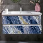Anubhav Janni Ta Dark Blue Self Adhesive Wallpaper Waterproof Old Furniture Vinyl Stickers Wooden Door Wardrobe Desktop  Wall Papers Kitchen Countertops Bathroom Home (Pack Of 1 Pcs) - Image 6