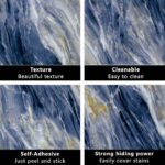 Anubhav Janni Ta Dark Blue Self Adhesive Wallpaper Waterproof Old Furniture Vinyl Stickers Wooden Door Wardrobe Desktop  Wall Papers Kitchen Countertops Bathroom Home (Pack Of 1 Pcs) - Image 7