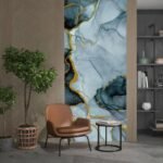 Anubhav Janni Ta Asian Blue Self Adhesive Wallpaper Waterproof Old Furniture Vinyl Stickers Wooden Door Wardrobe Desktop  Wall Papers Kitchen Countertops Bathroom Home (Pack Of 1 Pcs) - Image 5