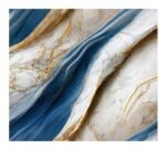 Anubhav Janni Ta  Dark Blue Golden  Self Adhesive Wallpaper Waterproof Old Furniture Vinyl Stickers Wooden Door Wardrobe Desktop  Wall Papers Kitchen Countertops Bathroom Home (Pack Of 1 Pcs)