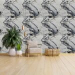 Anubhav Janni Ta  Black And White  Self Adhesive Wallpaper Waterproof Old Furniture Vinyl Stickers Wooden Door Wardrobe Desktop  Wall Papers Kitchen Countertops Bathroom Home (Pack Of 1 Pcs) - Image 3