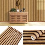 Anubhav Janni Xl Light Wooden Self Adhesive Wallpaper Waterproof Old Furniture Vinyl Stickers Wooden Door Wardrobe Desktop Wall Papers Kitchen Countertops Bathroom Home (Pack Of 1 Pcs) - Image 3