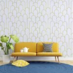 Anubhav Janni White Gold Peel and Stick 45*300 Adhesive Wallpaper Waterproof Old Furniture Stickers Wooden Door Wardrobe Desktop Wall Papers Kitchen Countertops Bathroom Home (Pack Of 1 Pcs) - Image 8