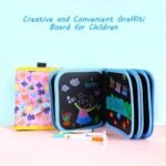 Anubhav Janni Kids Erasable Book Reusable Drawing Magic Doodle Markers Art Board Activity Learning Sketch Pad Boys Girls Books Slate Kid Scrap Painting Kit Wet Wipes Colors Kids (Pack Of 1 Pcs) - Image 8