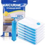 Anubhav Janni Vaccum Storage Bags Vacuum Bags With Air Pump Space Saving Small Medium Large Clothes Hand Pump Saver Trave Home Organizer Blankets Comforters Jackets (Pack Of 1 Pcs)