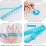 Anubhav Janni Vaccum Storage Bags Vacuum Bags With Air Pump Space Saving Small Medium Large Clothes Hand Pump Saver Trave Home Organizer Blankets Comforters Jackets (Pack Of 1 Pcs) - Image 4