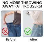 Anubhav Janni Star Silver Clip Pant Waist Tightener Daisy Detachable Jeans Pins Pants Button Tighten Clips Women Loose Skirt Jeans Skirts Pants Buttons Skirt Jean Tightener Skirts (Set Of 2) - Image 6