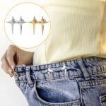 Anubhav Janni Star Silver Clip Pant Waist Tightener Daisy Detachable Jeans Pins Pants Button Tighten Clips Women Loose Skirt Jeans Skirts Pants Buttons Skirt Jean Tightener Skirts (Set Of 2) - Image 7