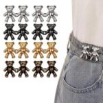 Anubhav Janni Teddy Clip Pant Waist Tightener Daisy Detachable Jeans Pins Pants Button Tighten Clips Women Loose Skirt Jeans Skirts Pants Buttons Skirt Jean Tightener Skirts (Set Of 2)
