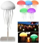 Anubhav Janni Jellyfish Lamp Light LED Night Color Changing Baby Room Decor Dancing Legs Kids Girls Boys Ocean Lovers Bedroom Home Voice Control Office Decor Unique Gifts Boys (Pack Of 1 Pcs)