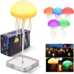 Anubhav Janni Jellyfish Lamp Light LED Night Color Changing Baby Room Decor Dancing Legs Kids Girls Boys Ocean Lovers Bedroom Home Voice Control Office Decor Unique Gifts Boys (Pack Of 1 Pcs) - Image 6