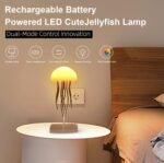 Anubhav Janni Jellyfish Lamp Light LED Night Color Changing Baby Room Decor Dancing Legs Kids Girls Boys Ocean Lovers Bedroom Home Voice Control Office Decor Unique Gifts Boys (Pack Of 1 Pcs) - Image 8