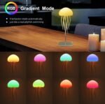 Anubhav Janni Jellyfish Lamp Light LED Night Color Changing Baby Room Decor Dancing Legs Kids Girls Boys Ocean Lovers Bedroom Home Voice Control Office Decor Unique Gifts Boys (Pack Of 1 Pcs) - Image 9
