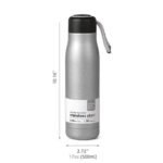 Anubhav Janni Hot Cold Water Bottle Double Insulated Stainless Steel Food Grade PU Insulation Cold Perfect For Office Home Vacuum Insulated Steel Wall with Strap (Pack Of 1 Pcs) - Image 2