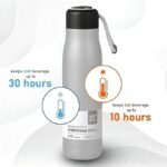 Anubhav Janni Hot Cold Water Bottle Double Insulated Stainless Steel Food Grade PU Insulation Cold Perfect For Office Home Vacuum Insulated Steel Wall with Strap (Pack Of 1 Pcs) - Image 5
