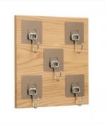 Anubhav Janni Golden Kadi Hook Self Adhesive Wall Hooks  Versatil Nail Design For Photo Frames Hooks Clocks Bathroom Kitchen Hooks Stainless Steel Home Bathroom Kitchen Office  (Pack Of 2 Pcs) - Image 5