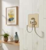 Anubhav Janni Golden Kadi Hook Self Adhesive Wall Hooks  Versatil Nail Design For Photo Frames Hooks Clocks Bathroom Kitchen Hooks Stainless Steel Home Bathroom Kitchen Office  (Pack Of 2 Pcs) - Image 7