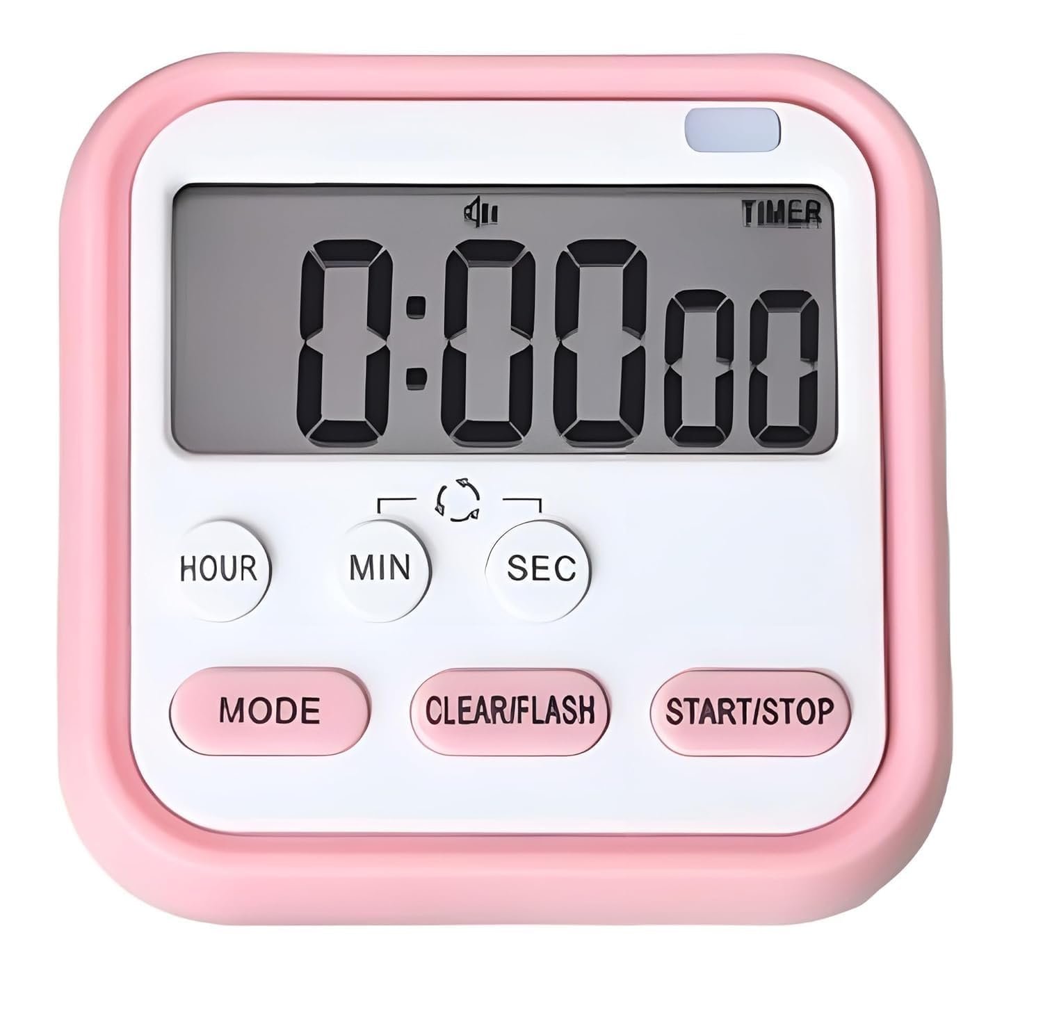 Anubhav Janni Kitchen Timer Pink Digital Stopwatch Function Large Display Countdown Loud Alarm Magnetic Backing Stand Cooking Study Work Stopwatch Digits Stand Cooking (Pack Of 1 Pcs) Anubhav Janni Kitchen Timer Pink Digital Stopwatch Function Large Display Countdown Loud Alarm Magnetic Backing Stand Cooking Study Work Stopwatch Digits Stand Cooking (Pack Of 1 Pcs) - Image 1