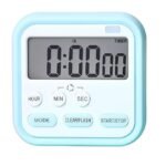 Anubhav Janni Kitchen Timer Sky Blue  Digital Stopwatch Function Large Display Countdown Loud Alarm Magnetic Backing Stand Cooking Study Work Stopwatch Digits Stand Cooking (Pack Of 1 Pcs)