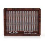 Anubhav Janni Wooden Piggy Bank (heavy) Money Saving Box Kids Adults Daily Savings Habit Cash Collection Chart Adults Coin  Box Mini Bank Saver Kids Money Piggy Challenge Adult (Pack Of 1 Pcs)